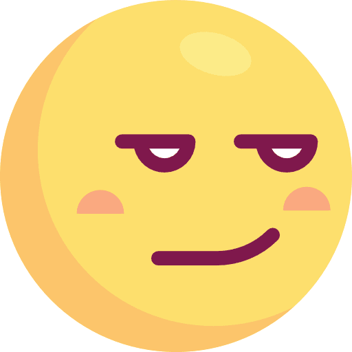 Smirking smirking feelings smileys icon