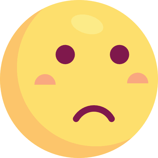 Sad feelings sad emoji icon