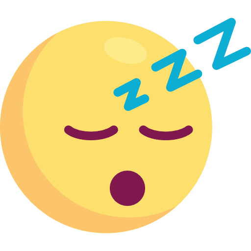 Sleeping feelings emoji emoticons icon