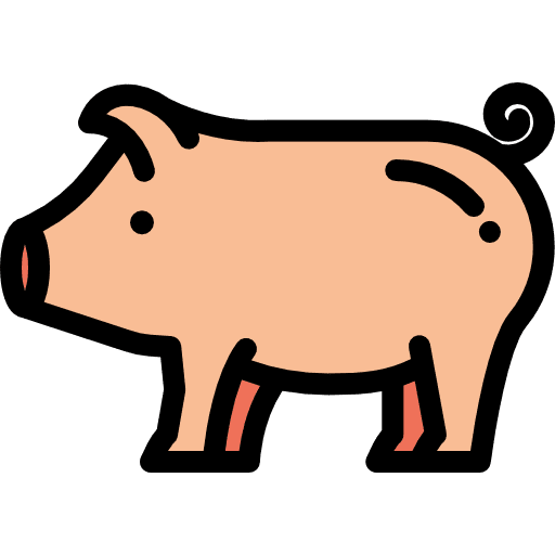 Pig wildlife wild animal kingdom icon