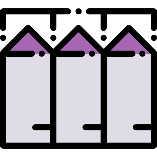 Silo farming and gardening buildings farm icon