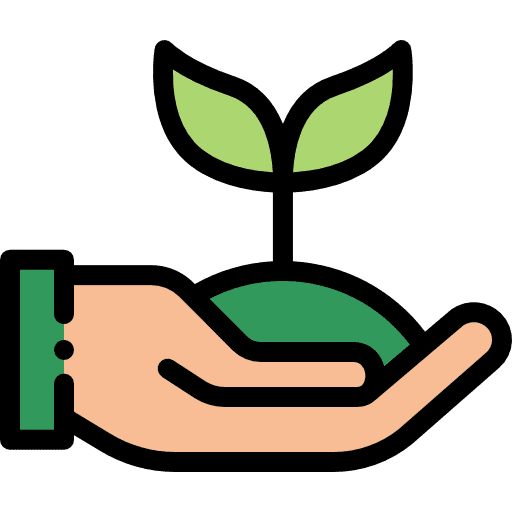 Sprout tree farming and gardening sprout icon