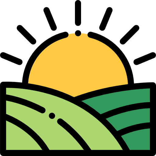 Sunrise morning sunrise nature icon