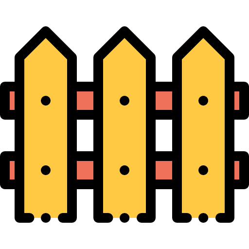 Fence protection draws picket icon