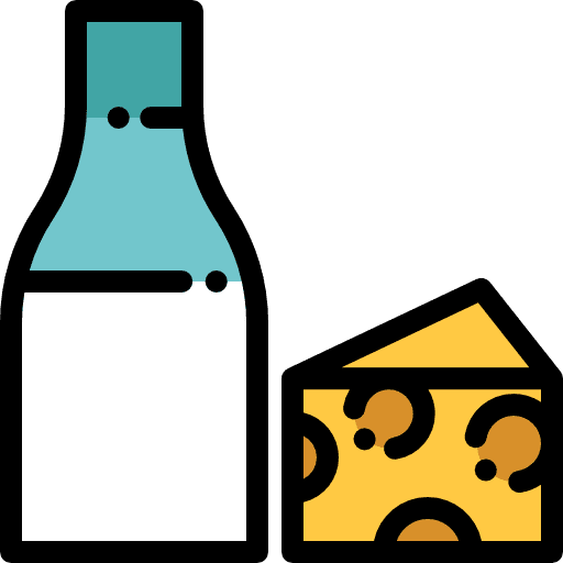 Milk slice milk products cheese icon