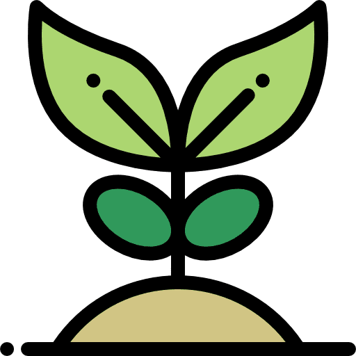 Plant growing seed ecology and environment grow icon