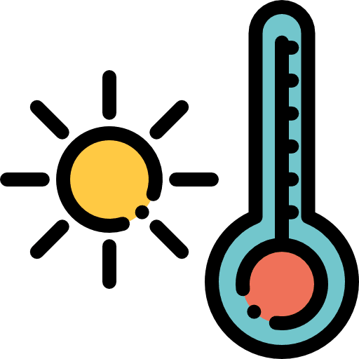 Temperature degrees temperature celsius icon