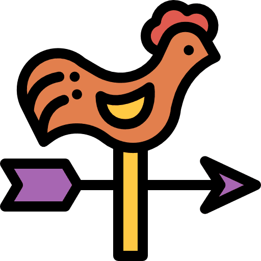 Weather vane weathercock weather vane vane icon