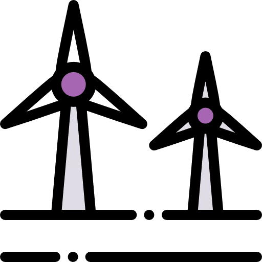 Windmill ecology and environment ecological eolic energy icon