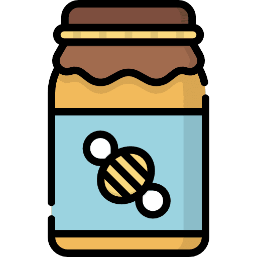 Honey healthy jar pot icon