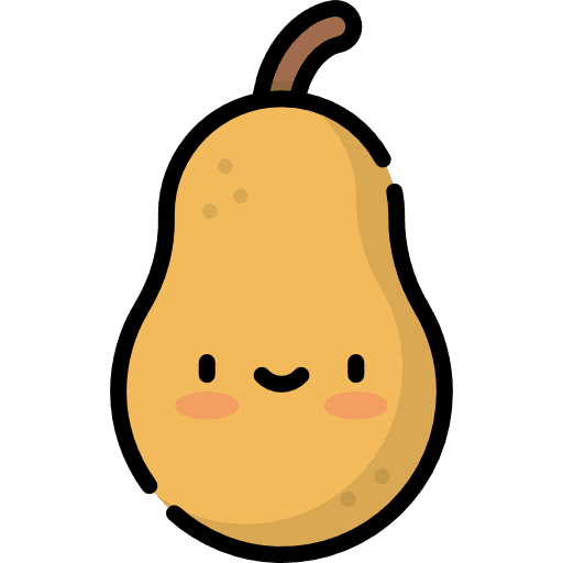 Pear food vegetarian diet icon