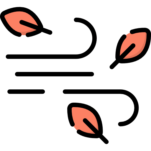 Wind blowing sky windy icon