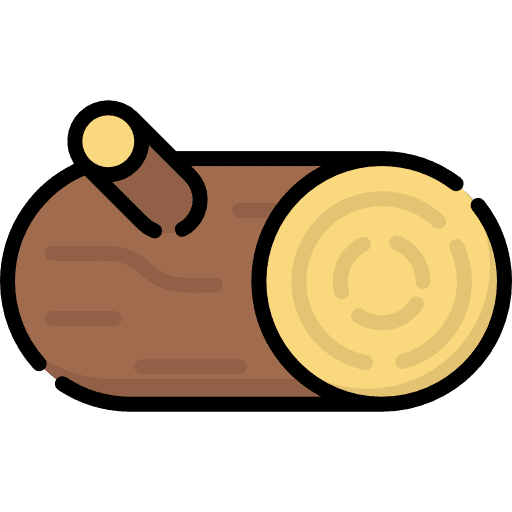 Log nature wood log icon
