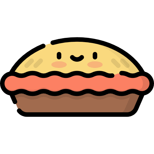 Pie dessert sweet food icon