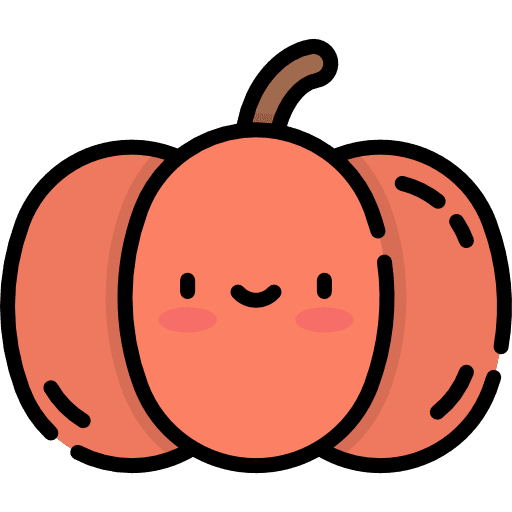 Pumpkin diet food vegetarian icon