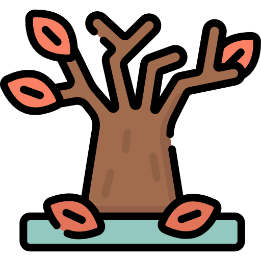 Tree ecology and environment nature botanical icon