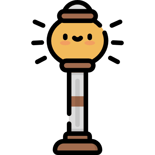 Street light travel city street light icon