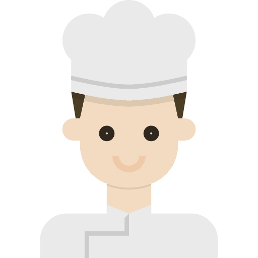 Chef profile man user icon