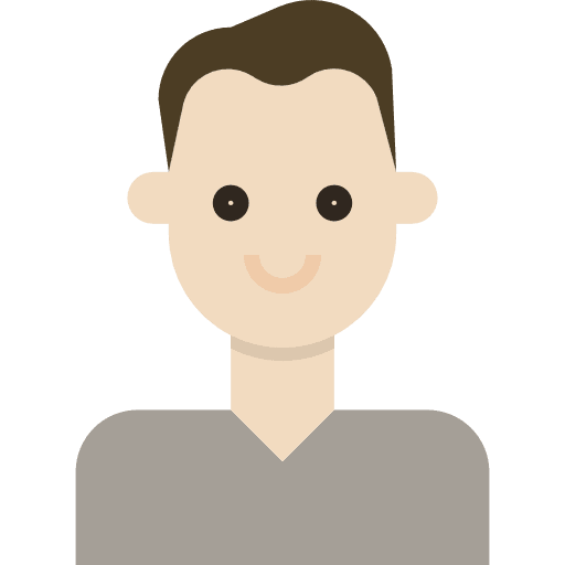 Man social profile man icon