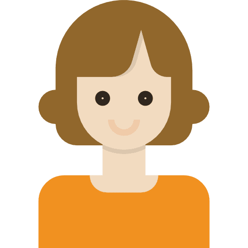 Woman user profile social icon