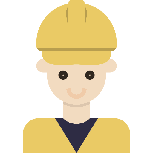 Engineer user man social icon