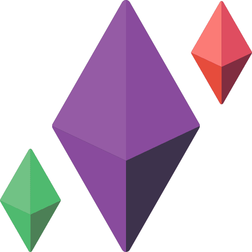 Gems technology gemstone gems icon