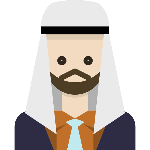 Man user social arab icon