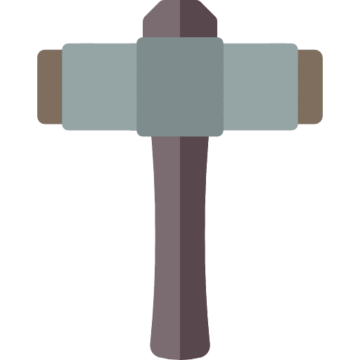 Hammer hammer construction and tools construction icon