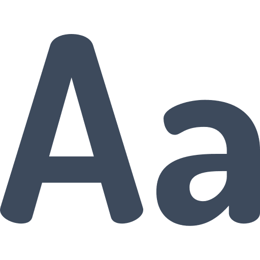 Font edit tools shapes and symbols text icon