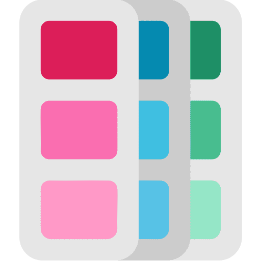 Pantone colors paint paints icon