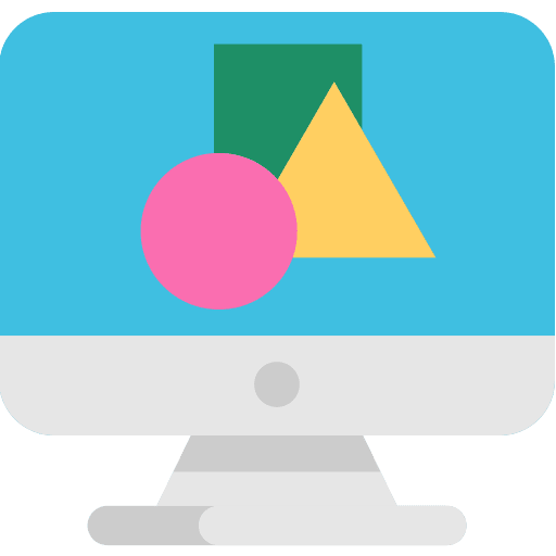 Pc draw programme art and design icon