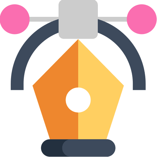 Pen graphic tool pen interface icon