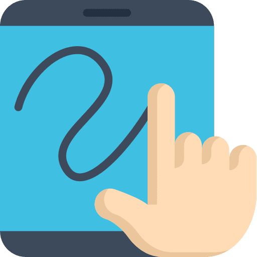 Tablet tablet electronics touch screen icon