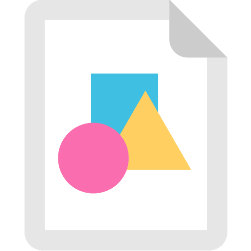 Illustration format graphic design multimedia icon