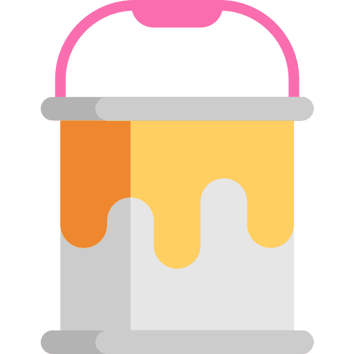 Paint bucket edit tools tool icon