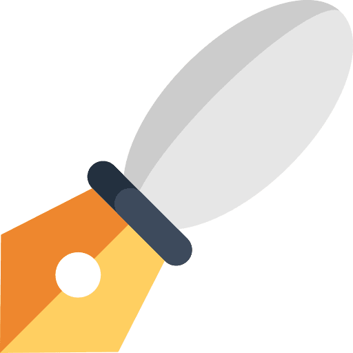 Pen art and design graphic tool design icon