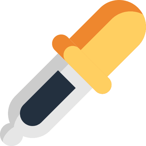 Pipette edit tools color palette color icon