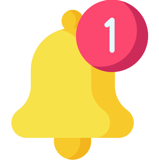 Notification alarm bell ui icon