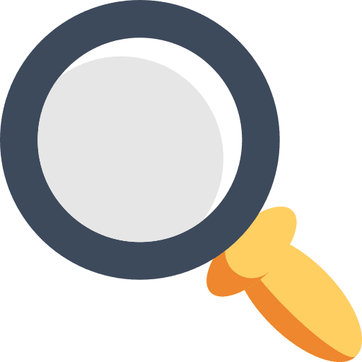 Search detective zoom loupe icon