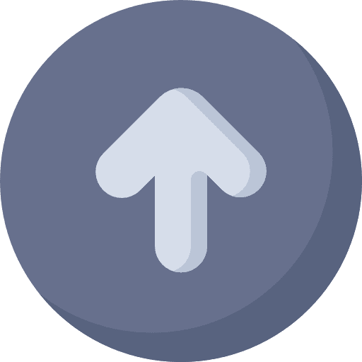 Upload ascending pointing interface icon