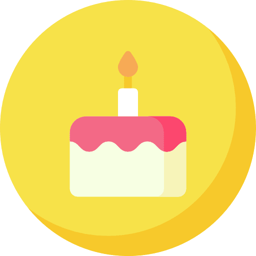 Birthday cake birthday cake birthday food icon