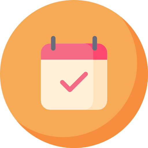 Notification administration interface time icon