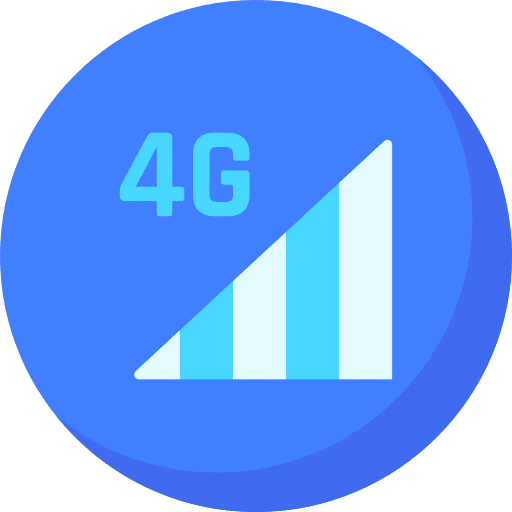4g signal 4g connection icon