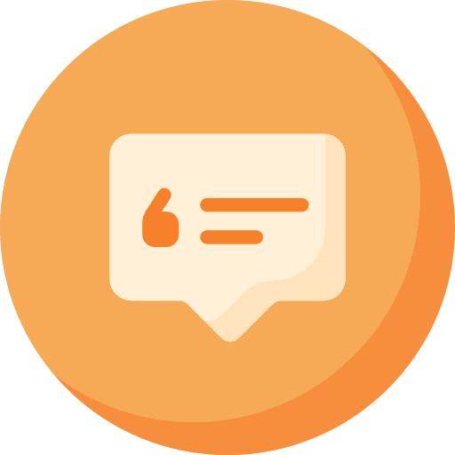 Comment notification message bubble speech icon