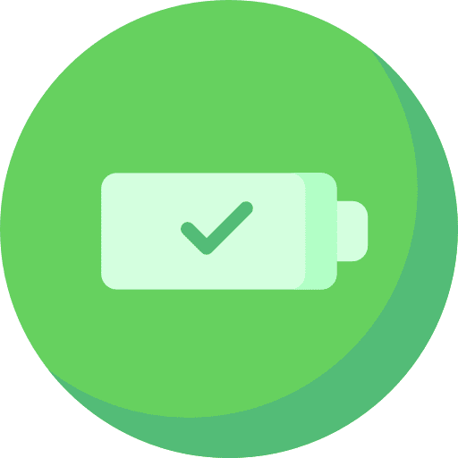 Full battery battery status battery full battery icon