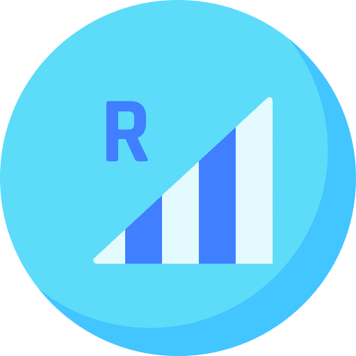 Raming telecommunication symbol notification icon