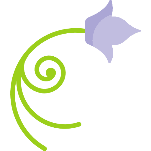 Floral design art design flower design icon