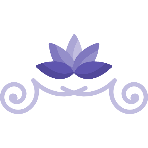 Floral design flower curves design floral design icon