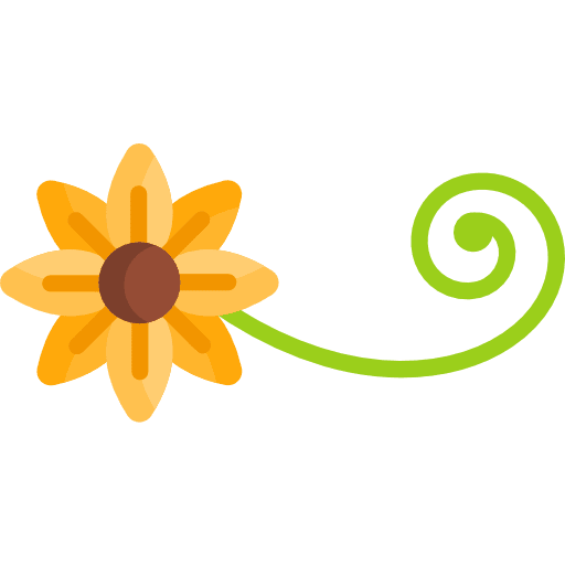 Floral design flower design flower curves design icon