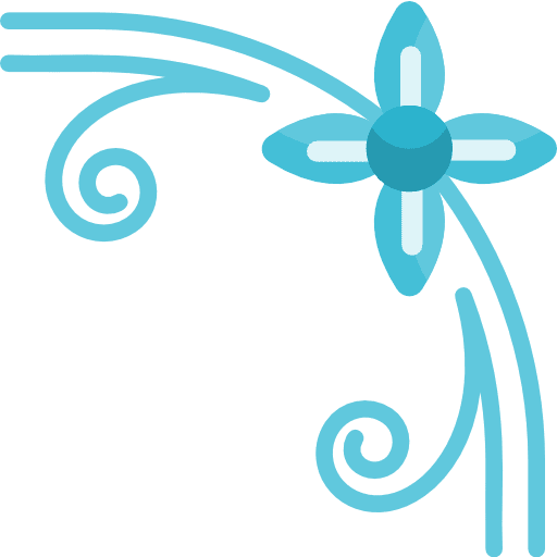 Floral design nature design floral icon